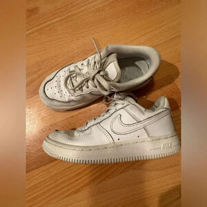 Air Force Nike White Leather Sneakers 12C